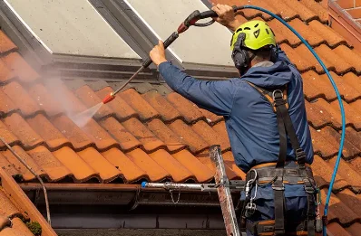 Démoussage et hydrofuge de toiture à Marillet